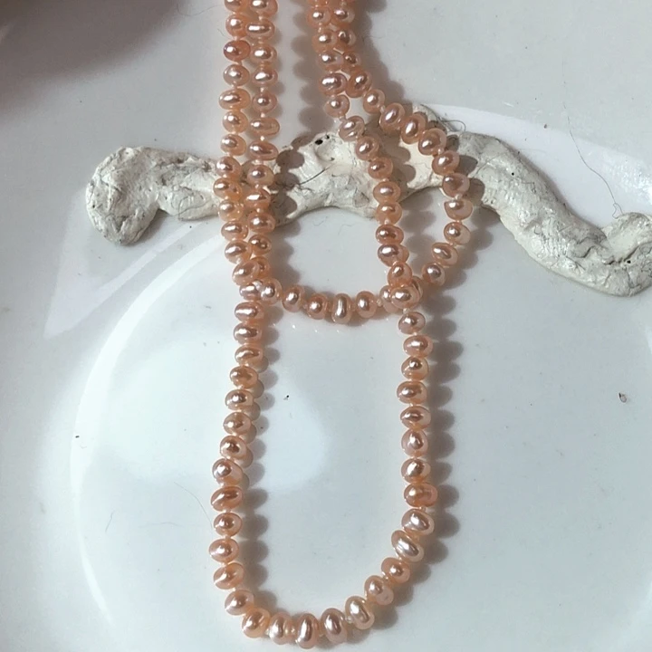 银S925镶嵌淡水珍珠耳饰?****