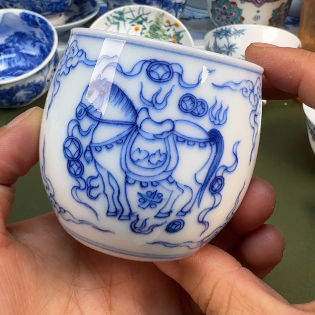 陶瓷景德镇纯手绘茶具圆圆209