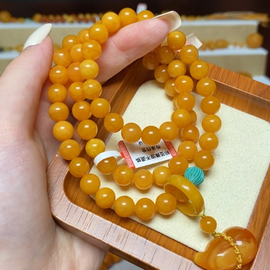 【闪购商品】未镶嵌蜜蜡手链手串