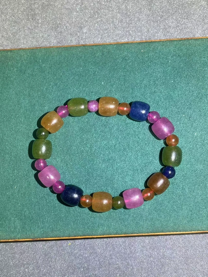 a3853糖果色桶珠隔珠手串多样发