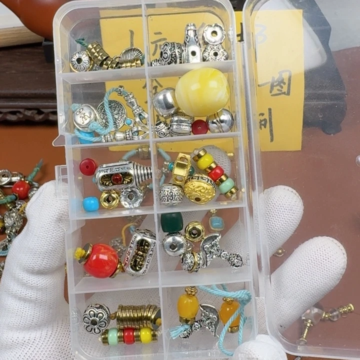 无铜合金文玩配饰帝王套3号