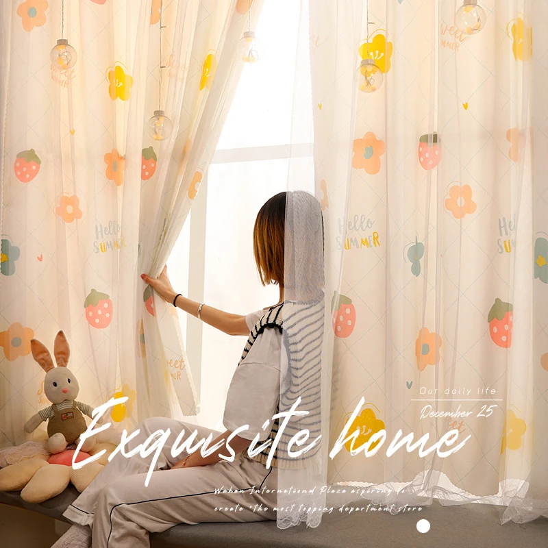 2025新款魔术贴窗帘免安装桥遮光窗帘布纱帘防风保暖门帘遮光简约