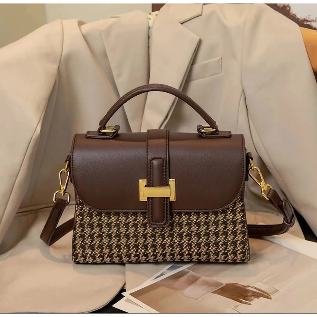 肩包洋气轻奢休闲女士潮流经典豹纹H191