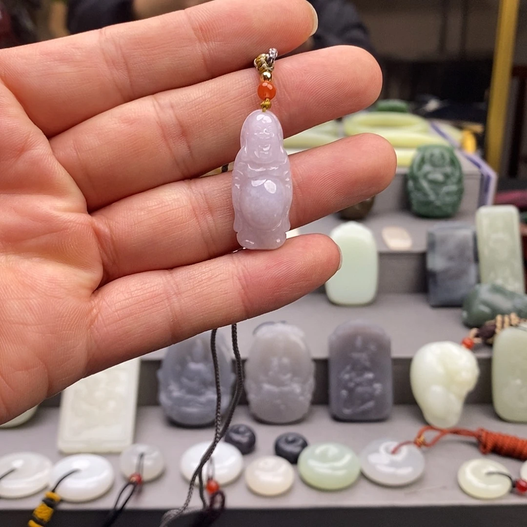 翡翠未镶嵌颈饰天然翡翠吊坠