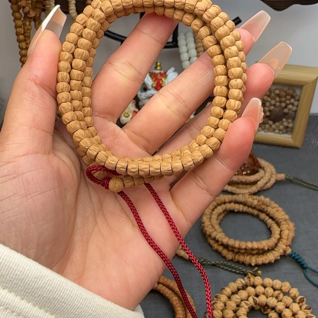 注***桑柏木手串/手链金豆