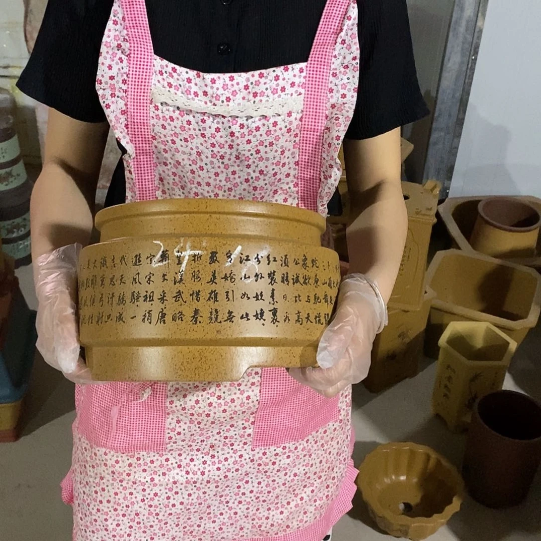 紫砂花盆紫砂花盆