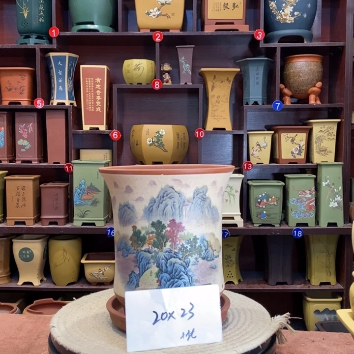 紫砂花盆紫砂作品