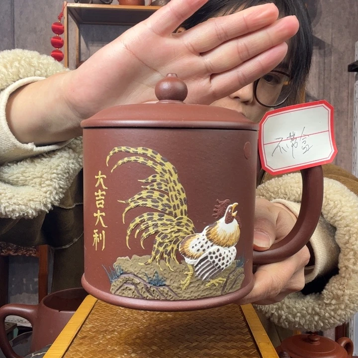 茶杯紫砂原矿紫砂杯