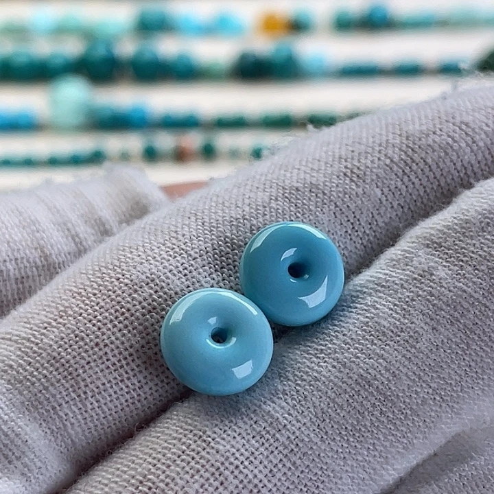 绿松石未镶嵌珠宝半成品