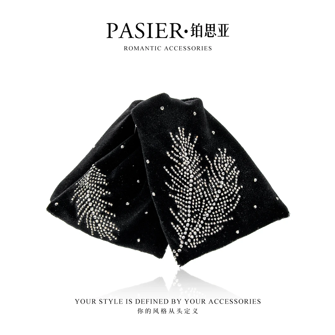 赫本王妃麦穗 减龄显发量轻奢时尚百搭抓夹 FB2489