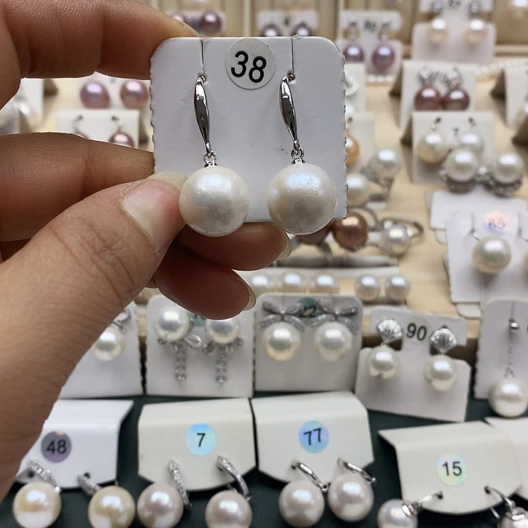 淡水珍珠颈饰银S925镶嵌