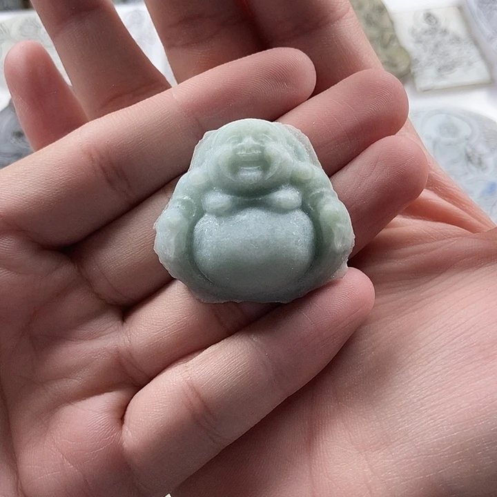 定制翡翠未镶嵌吊坠