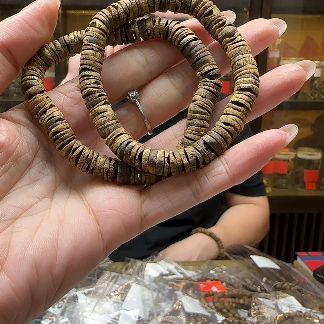 手串沉香5棋楠单圈随形片珠手串7g+多样性发一串