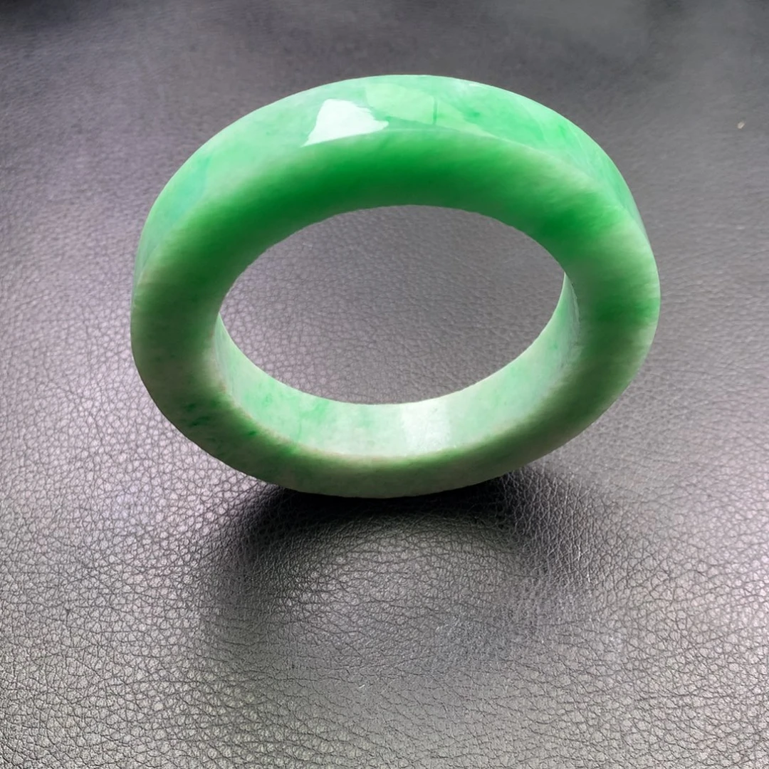 定制翡翠未镶嵌55-62正圈手镯