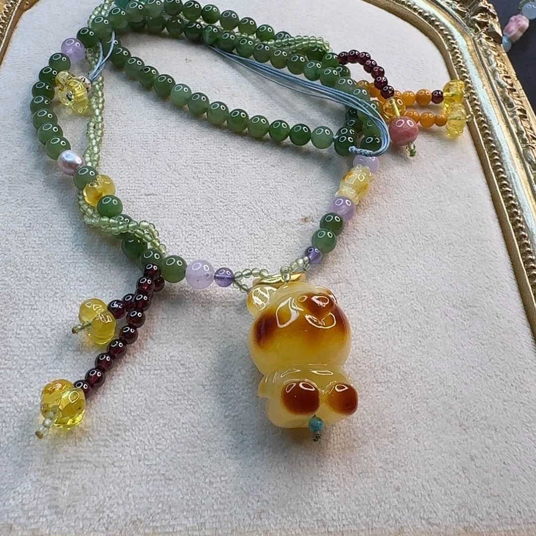 未镶嵌琥珀手链琥珀项链