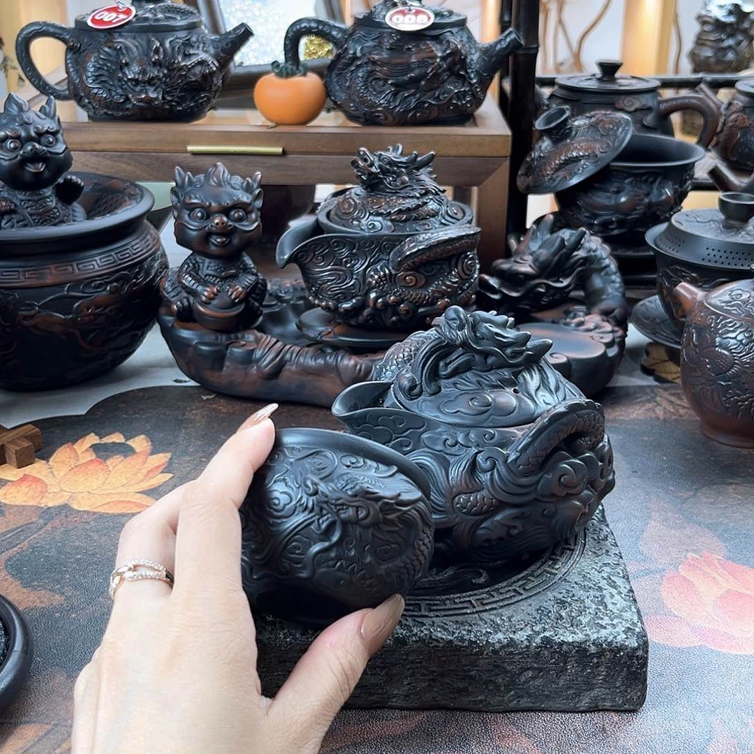 茶壶紫砂云南建水紫陶壶