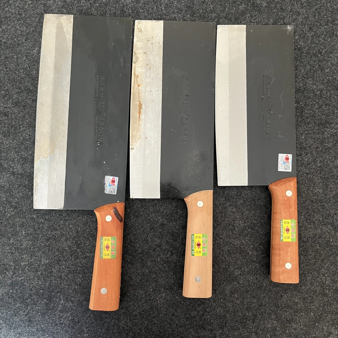 老式锻打菜刀切肉片切细丝锋利耐用全新带锈不可斩骨不退不换多样