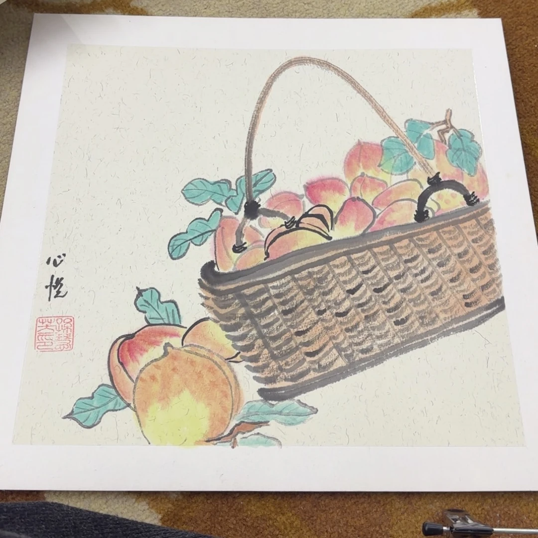 国画38-38卡纸作品艺
