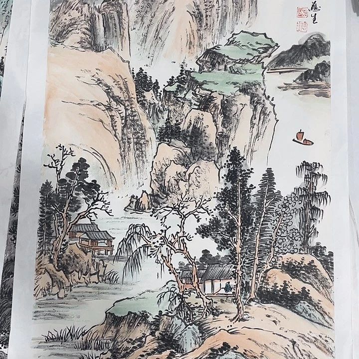 国画三尺整幅作品