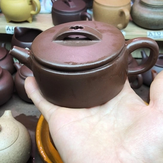 紫砂茶壶紫泥汗瓦150豪升左右
