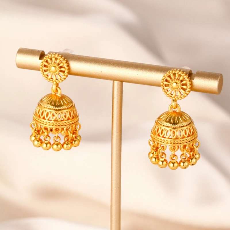 【KEFAN珂梵】气质金色女耳环吊坠流苏法式耳饰