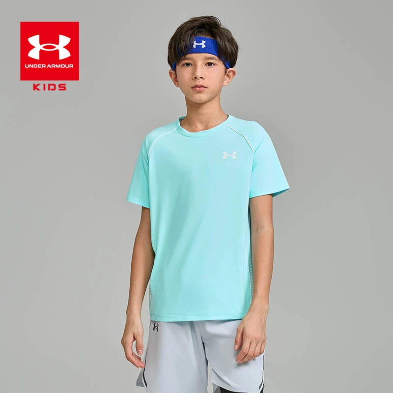 安德玛25年春夏新款户外休闲宽松运动圆领短袖T恤0244