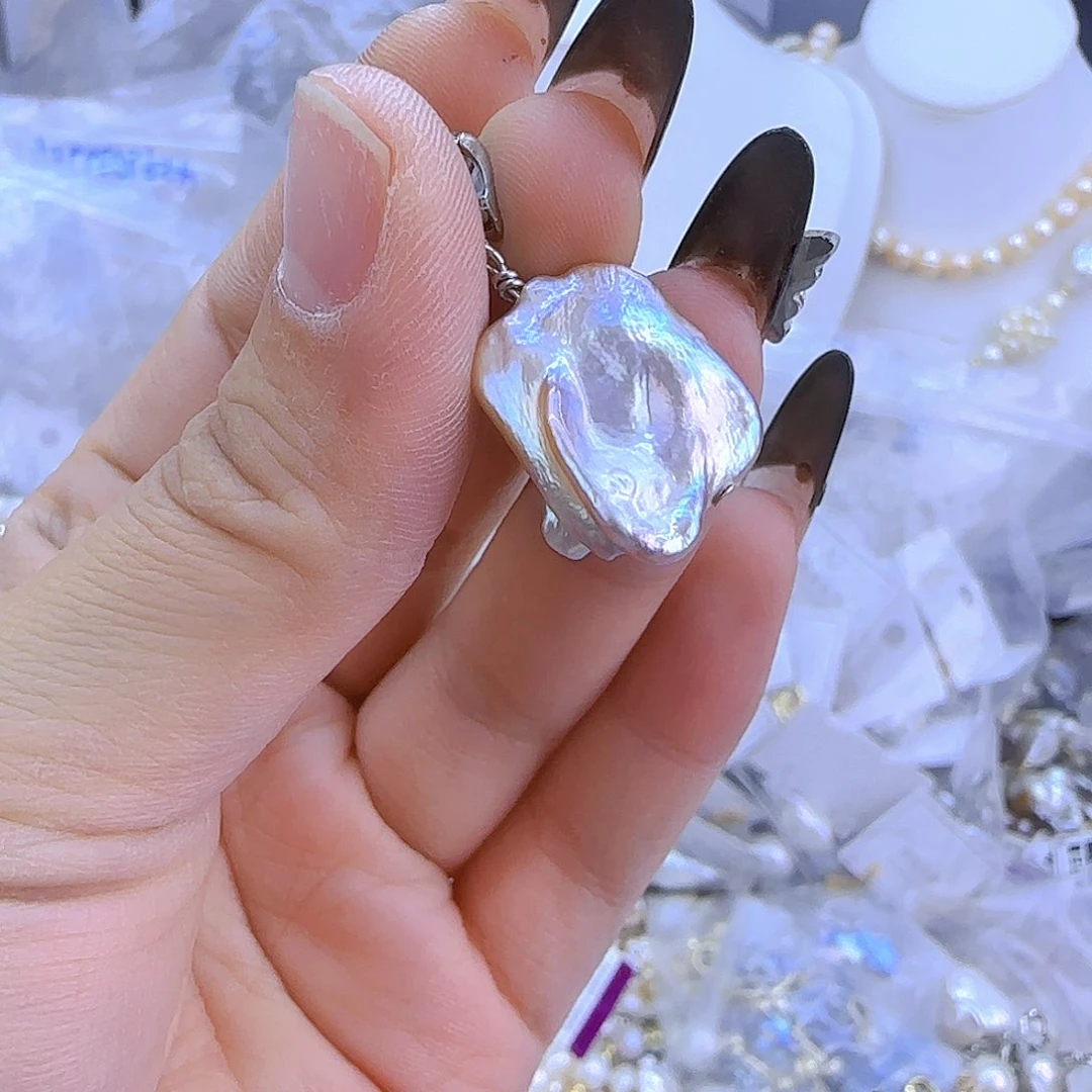 未镶嵌定制项链多样性发货发其一158淡水珍珠