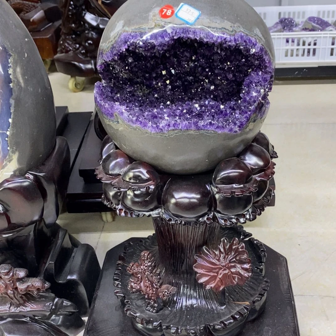 摆件未镶嵌紫晶莹