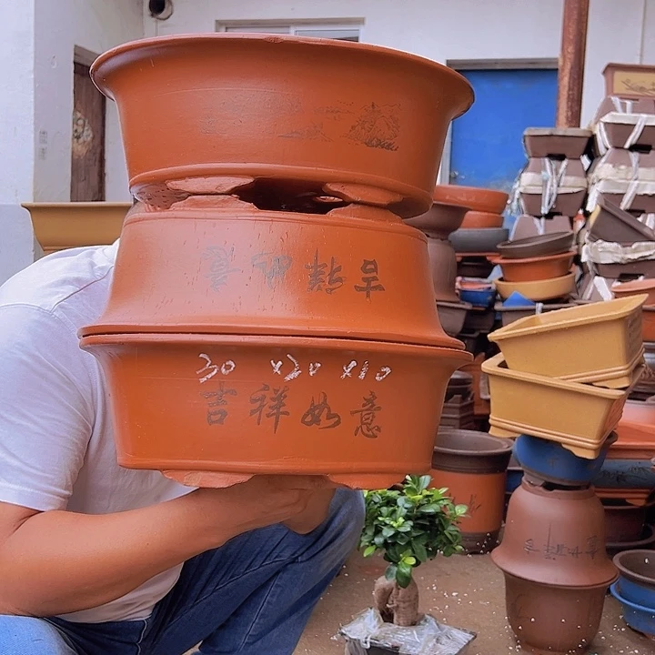 紫砂花盆紫砂花盆