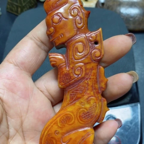 紫金钵盂菩提吊坠