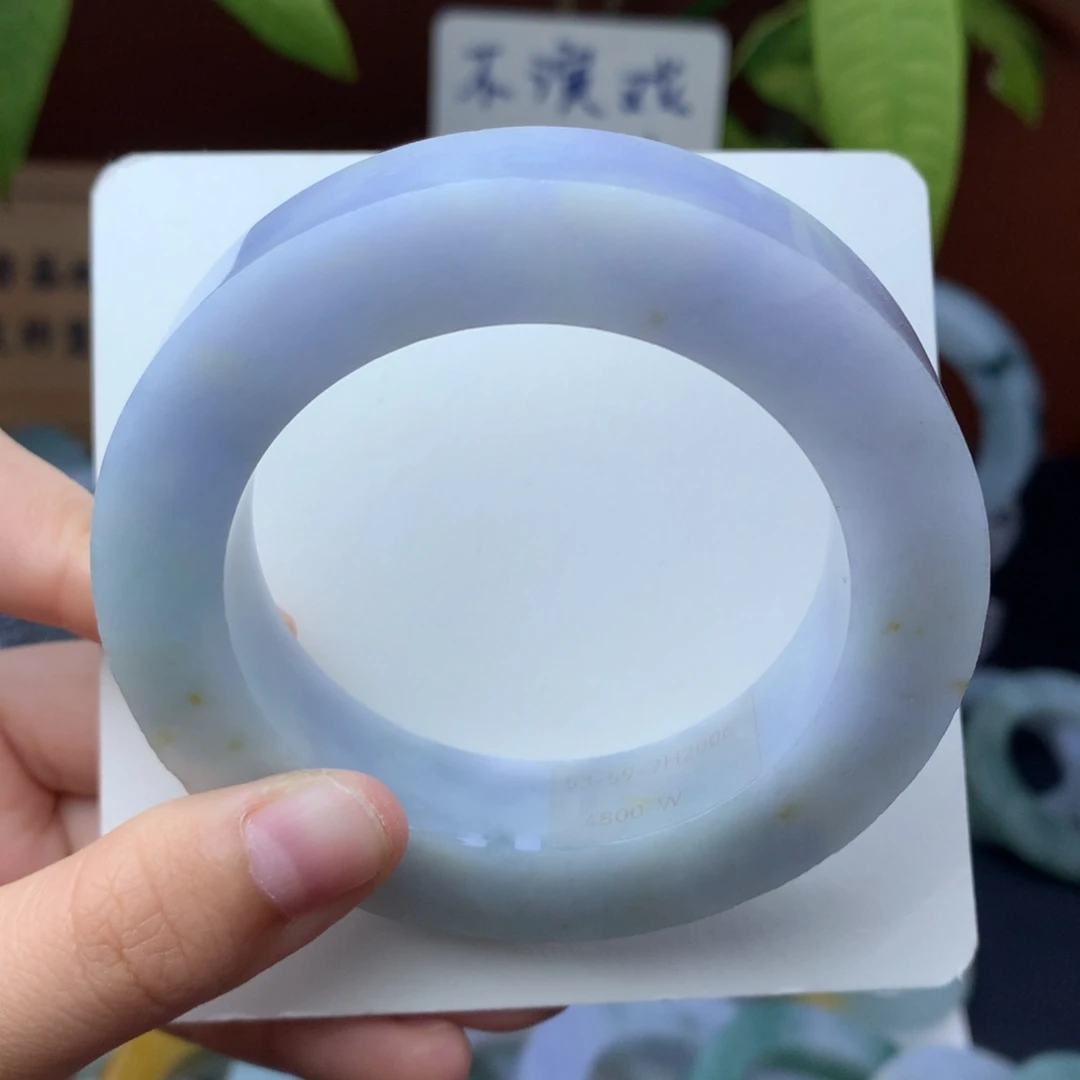 定制翡翠手镯未镶嵌定制不退不换53-59