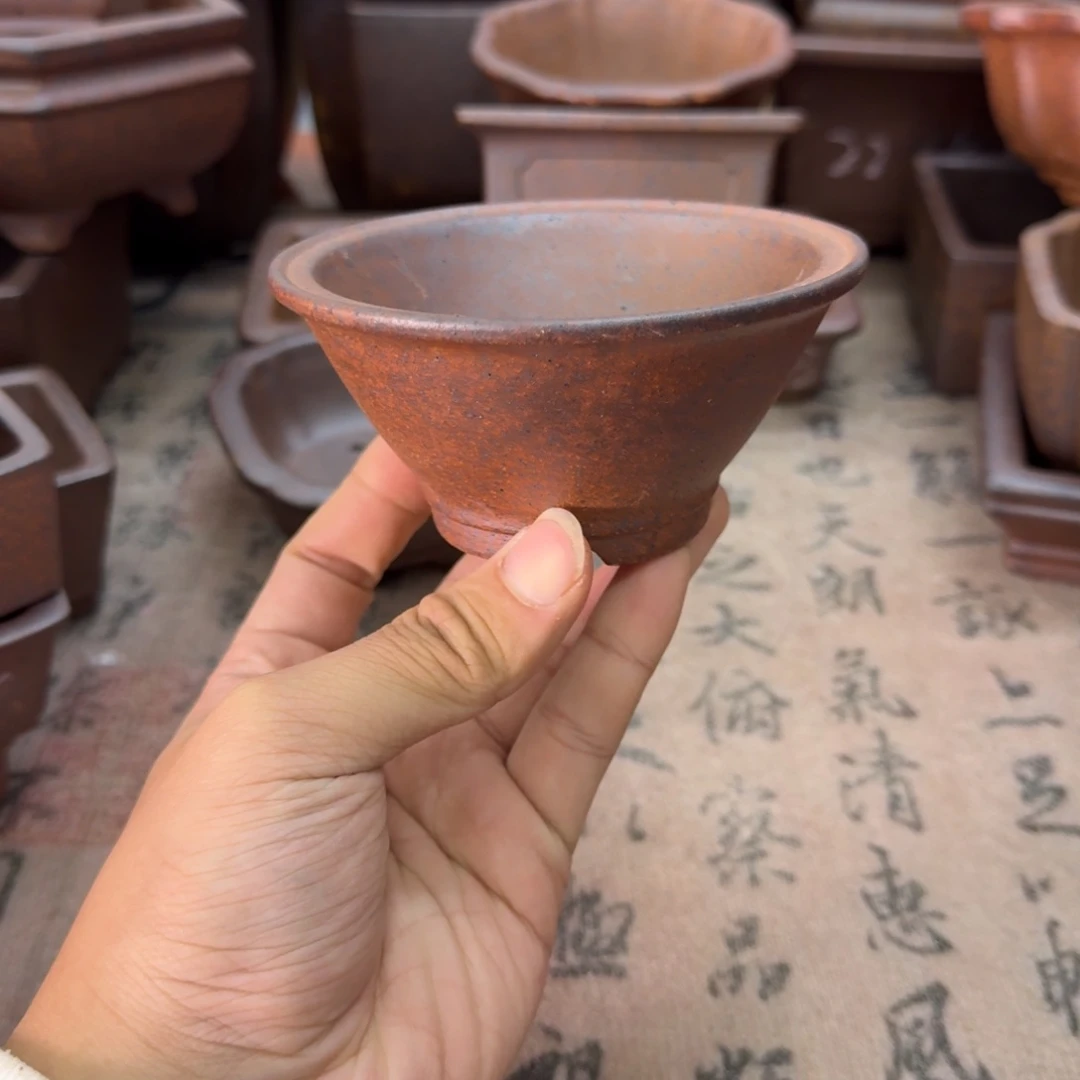 紫砂花盆110号宜兴紫砂正品9x4