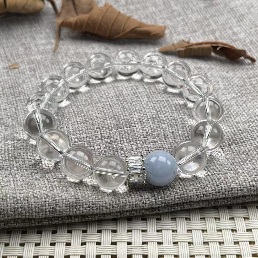 SJ-0142号清新大气超级白DlY12mm手链多样性发一件