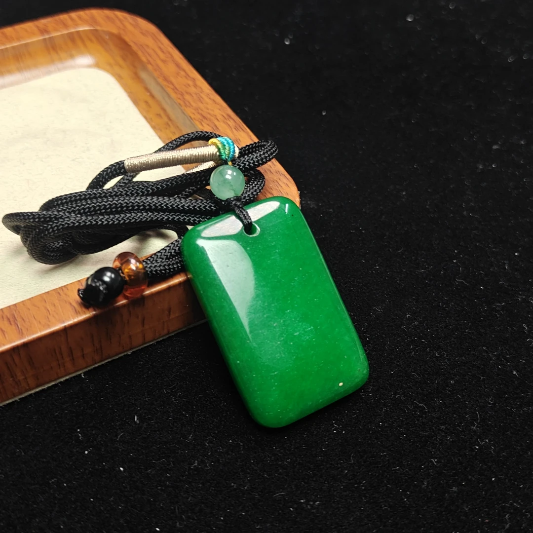 [停业清货]俄碧苹果绿无事牌吊坠-252-多样性发一
