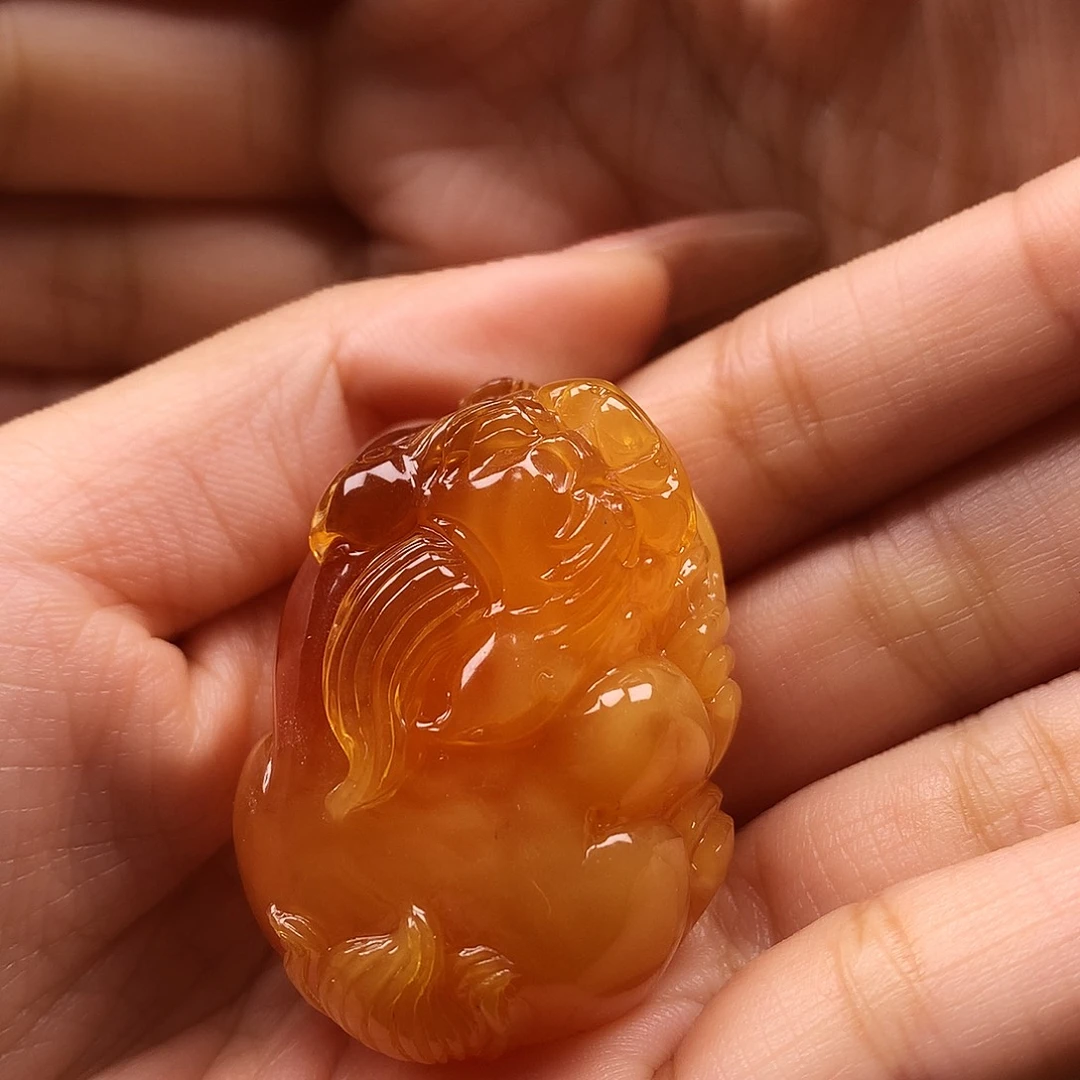 蜜蜡手链未镶嵌松**雾手链