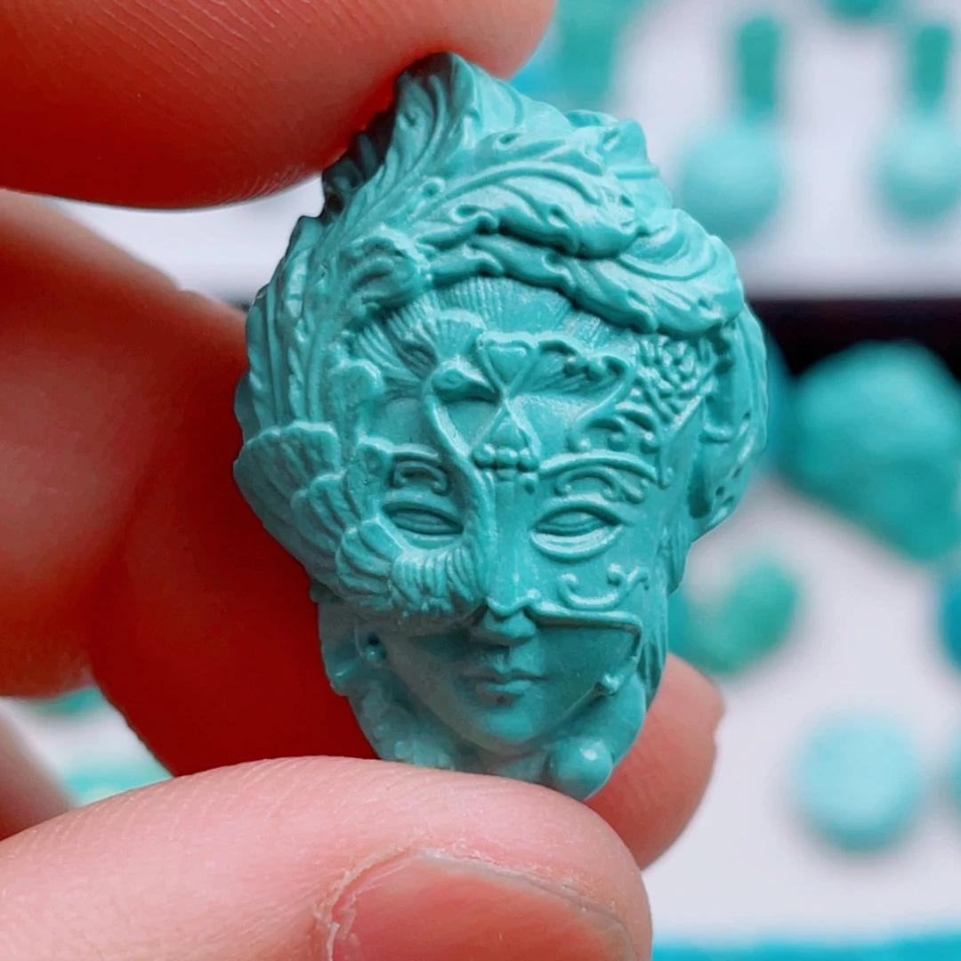 绿松石未镶嵌吊坠(不含链)