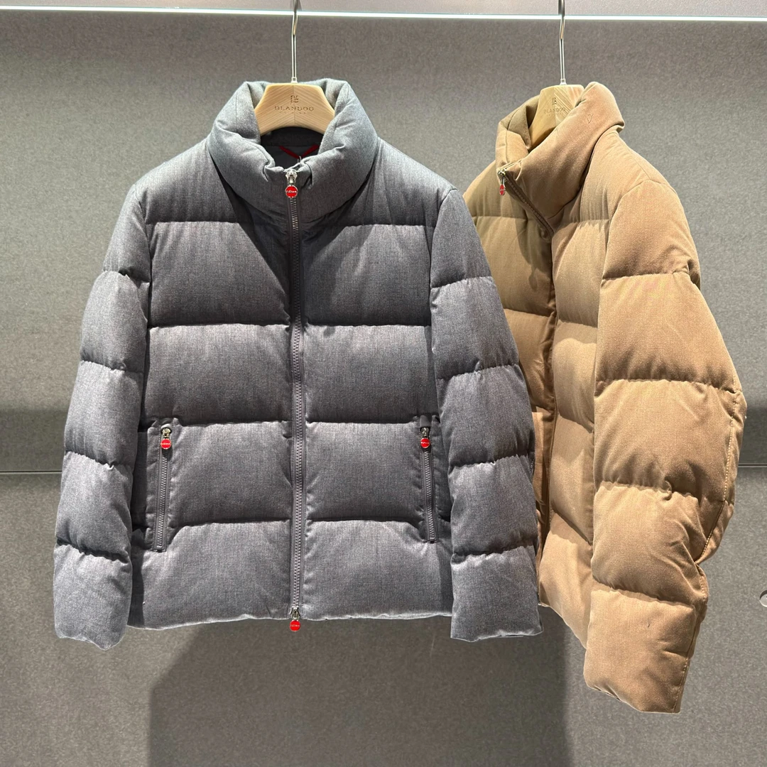 BLANDOO “年末福利” 轻奢保暖莫兰迪白鹅绒羽绒服6160
