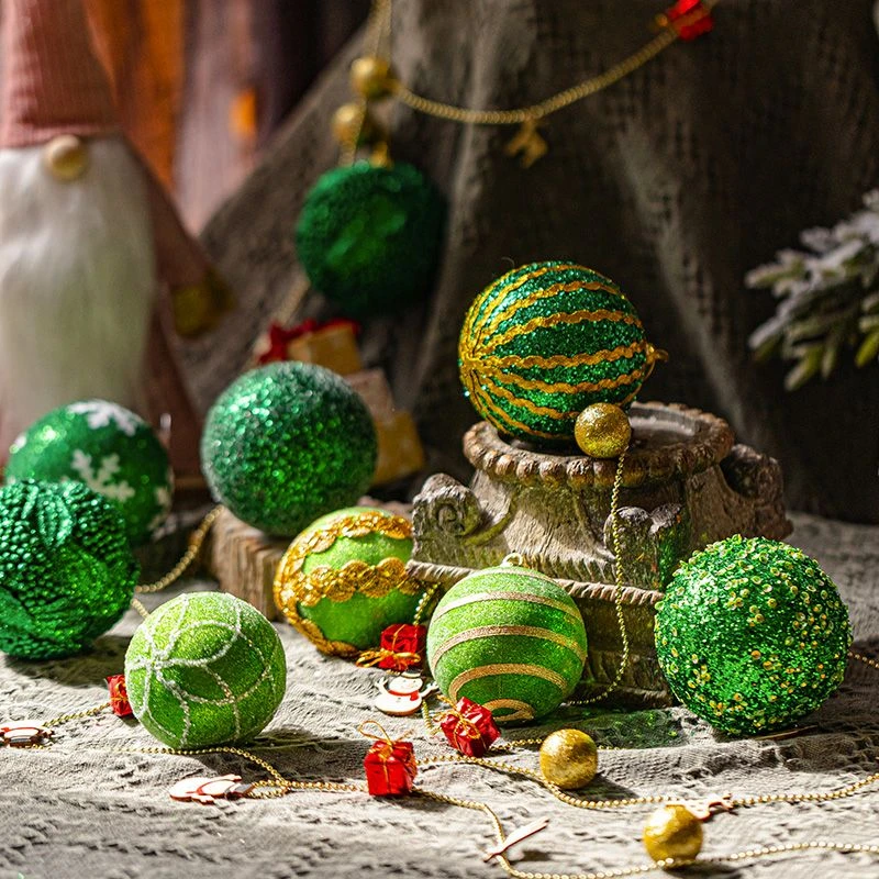 圣诞树彩球吊球挂饰圣诞节装饰品挂件店面场景布置吊饰节日氛围