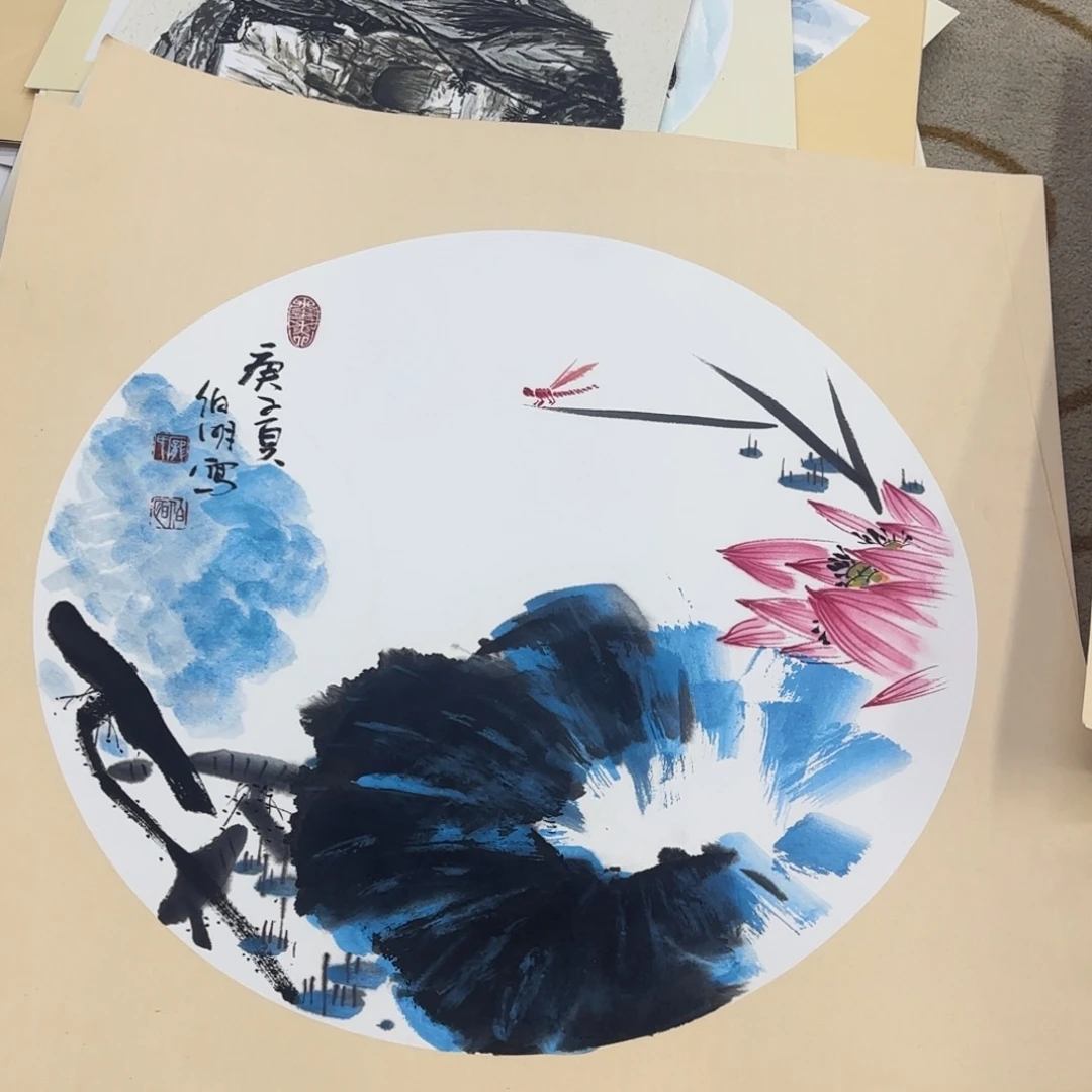 国画68-68卡纸作品艺