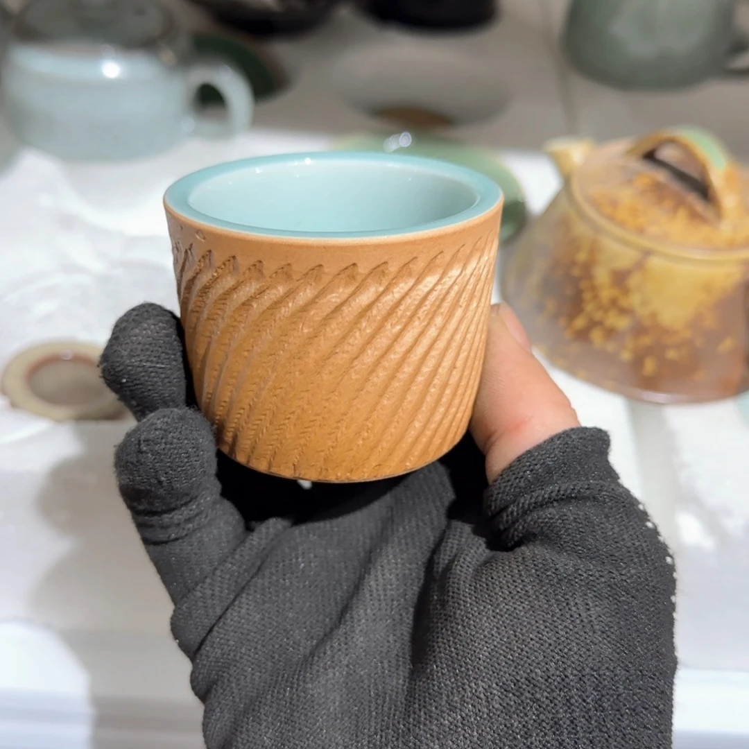 小金茶具青瓷茶器