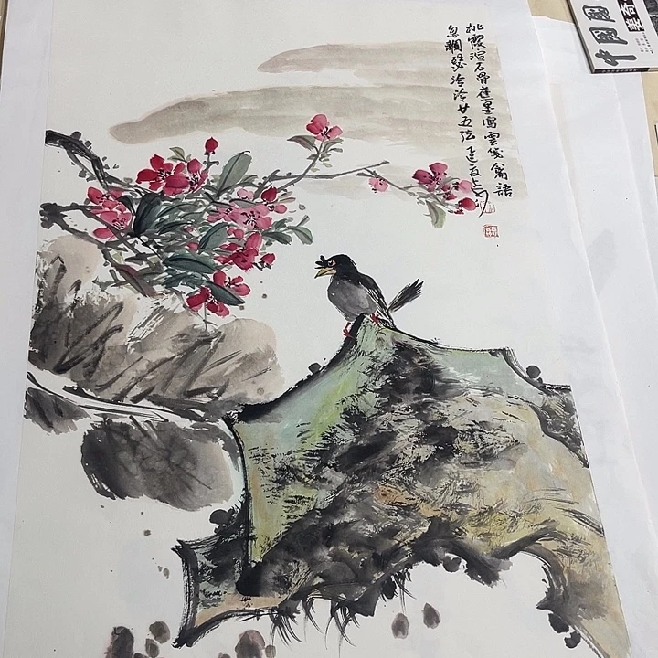 姜奇老师花鸟作品69×46