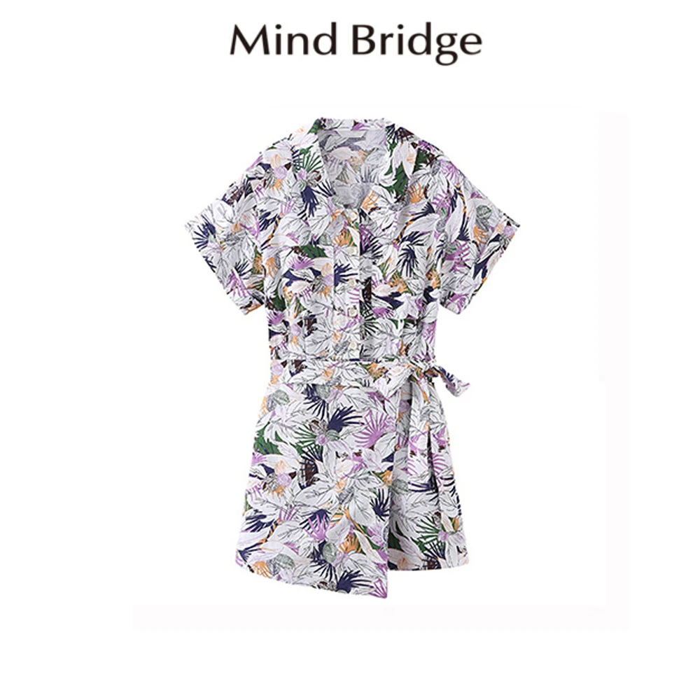 Mind Bridge/心桥潮流印花连体裤 MB1609-MVOP323AVI
