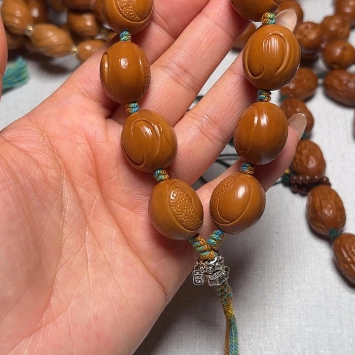 野***草橄榄核手串/手链1.8太极八卦