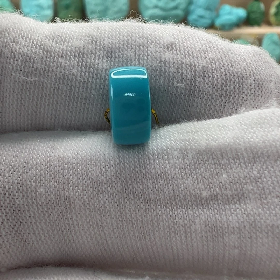 未镶嵌绿松石直切珠9.4x4.8mm