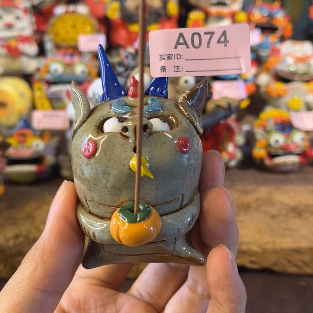 泥塑纯手工茶宠摆件