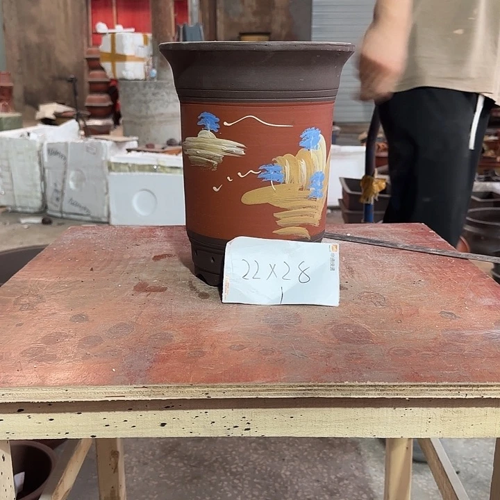 紫砂花盆紫砂花盆