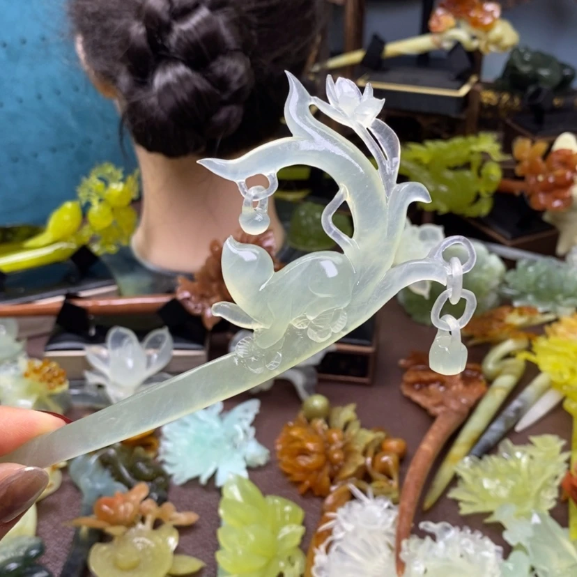 【闪购商品】岫玉发赞未镶嵌祈****)