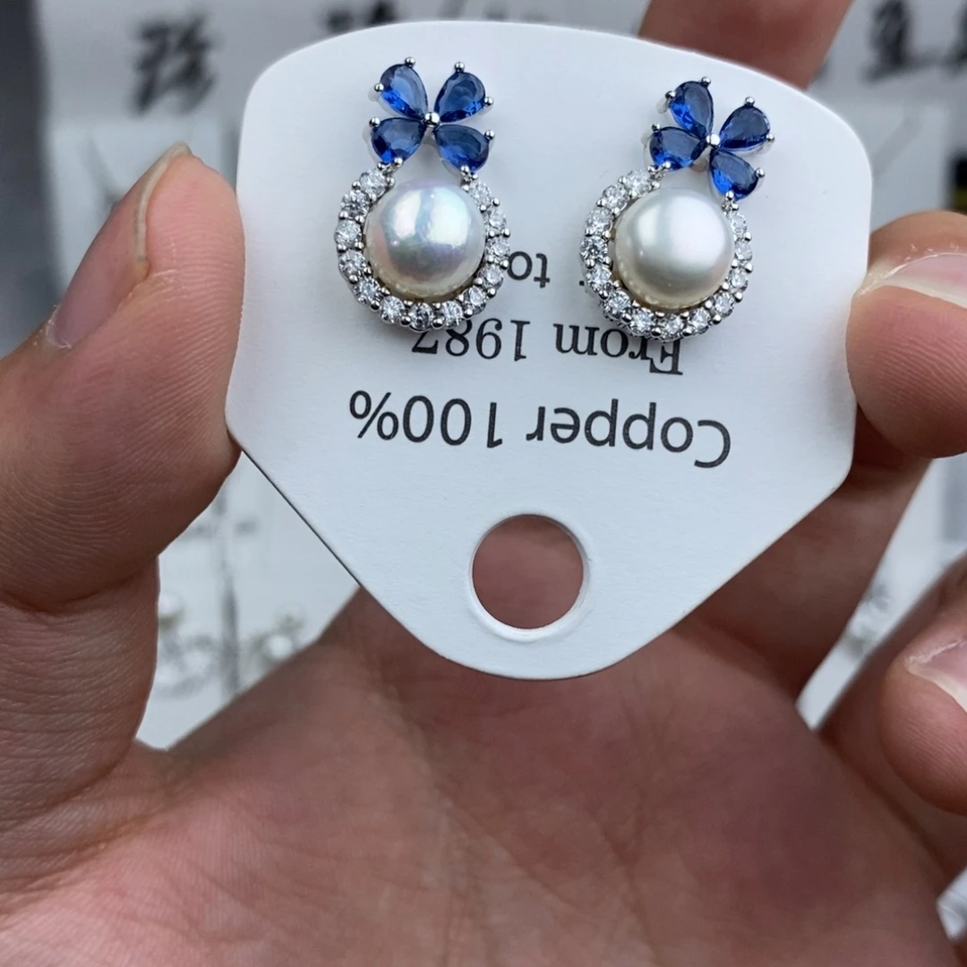 未镶嵌淡水珍珠耳饰