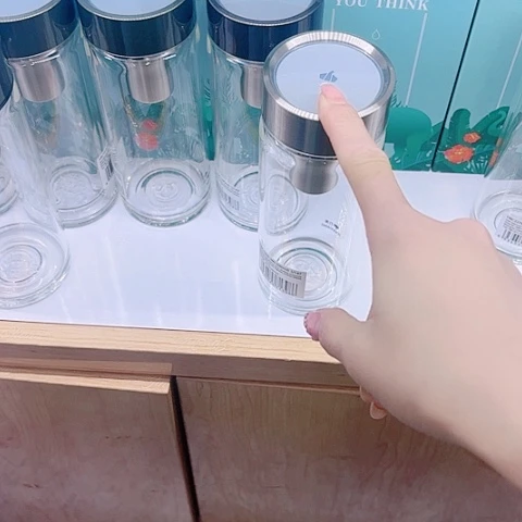 万象玻璃单层U147，钛银380毫升