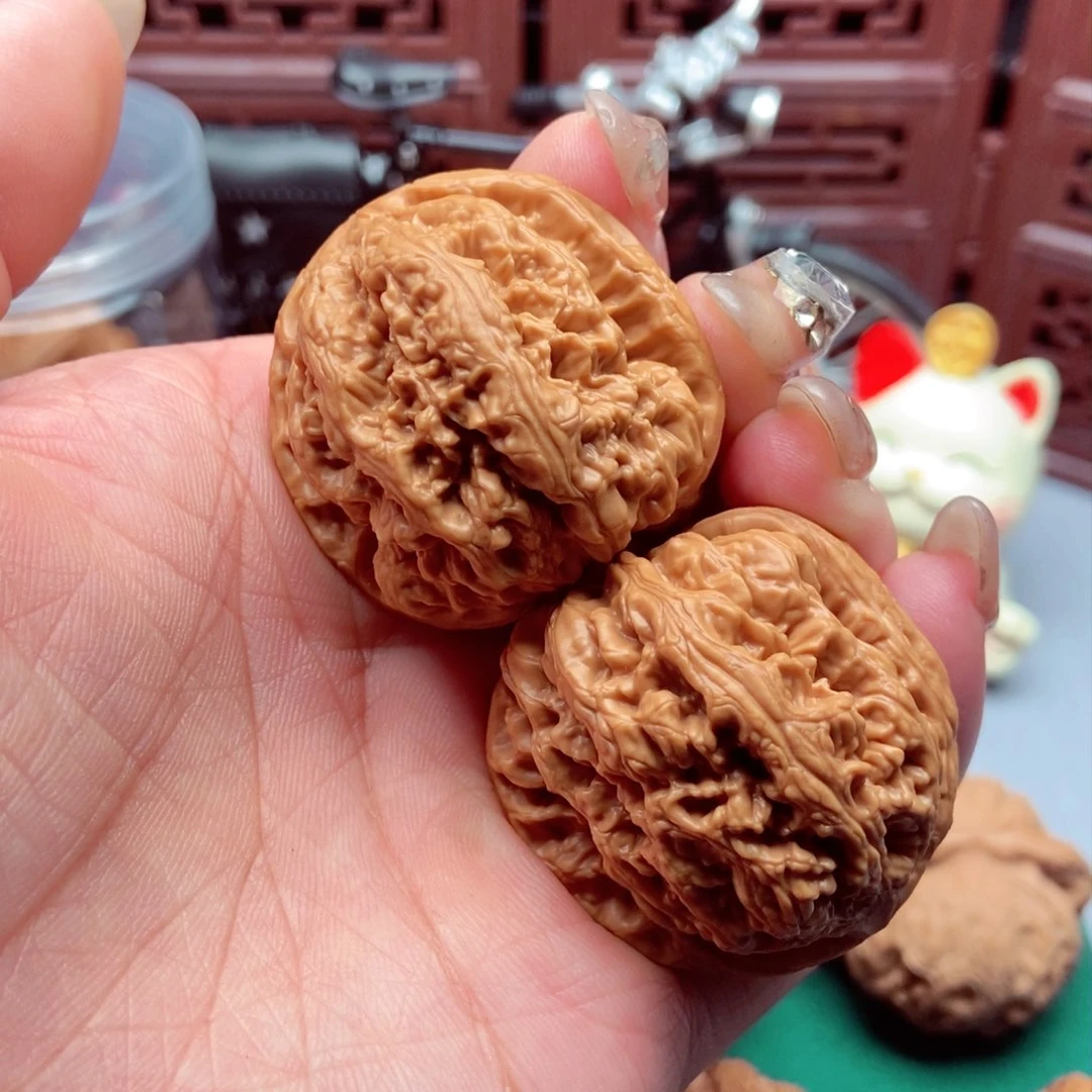 文玩核桃吊坠平谷粗筋37已打底